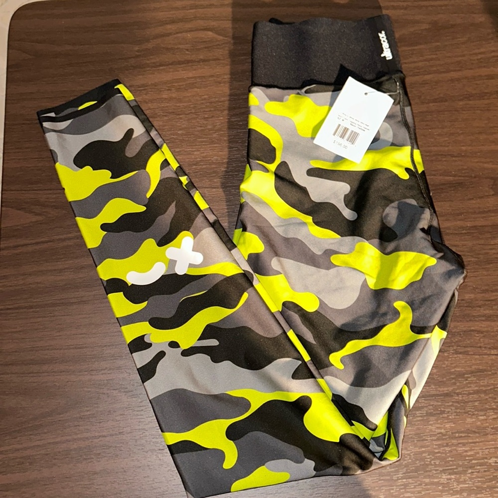 ULTRACOR Leggings (Run Small) Neon Yellow Camouflage